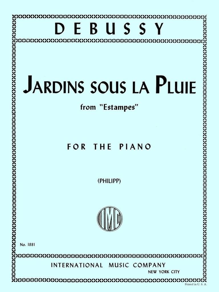 Jardin Sous La Pluie From Estampes